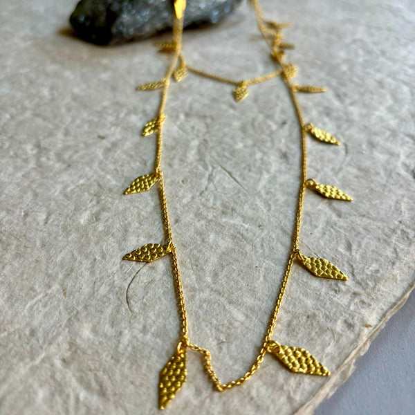 Genevieve Long Gold Necklace