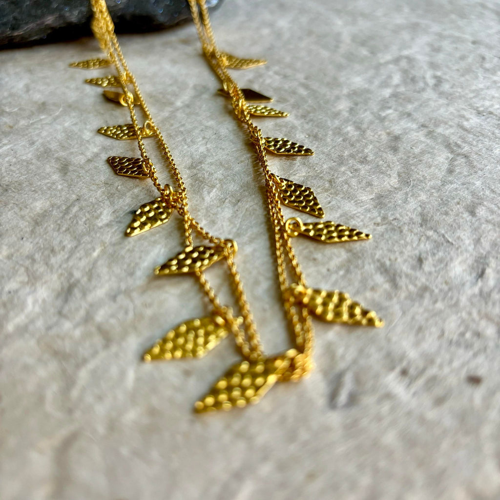 Genevieve Long Gold Necklace