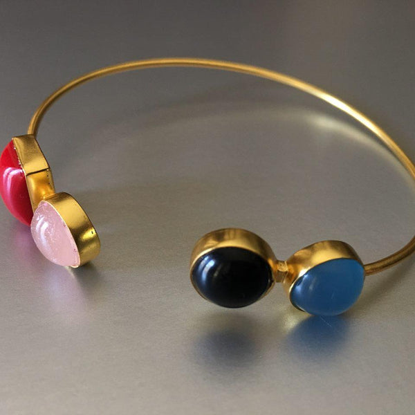 Rose Quartz Gold Ring