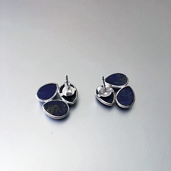 Pia Sterling Silver Studs With Lapis Lazuli