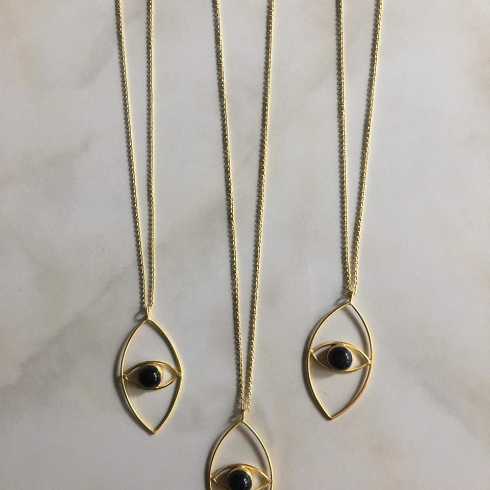 Zora Necklace With Black Onyx