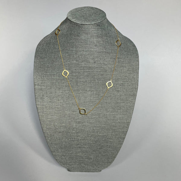 Tiya Chain Necklace In Gold