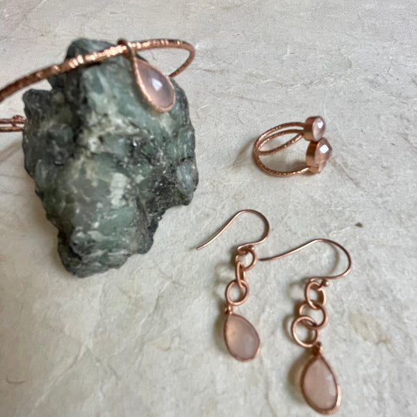 Joy Adjustable Ring In Rose Gold