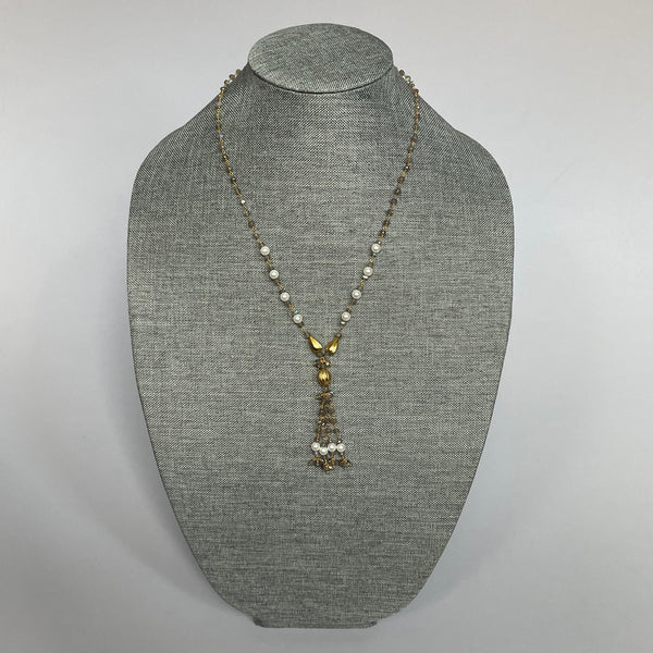 Gia Necklace With Labradorite And Pearls