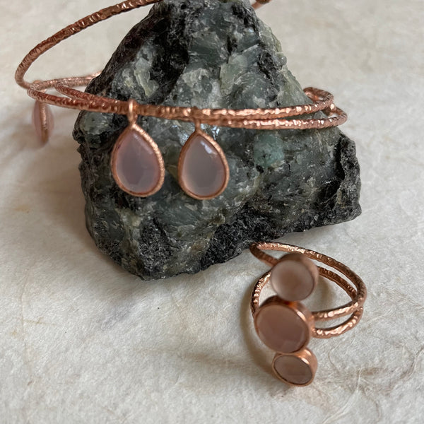 Joy Adjustable Ring In Rose Gold