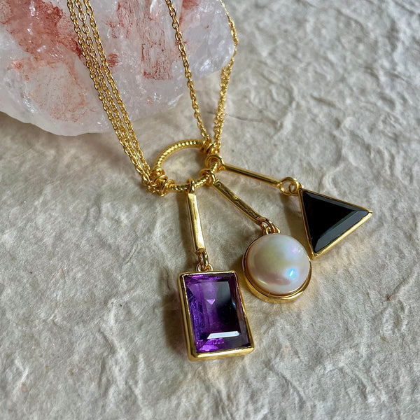 Aphrodite Necklace With Amethyst