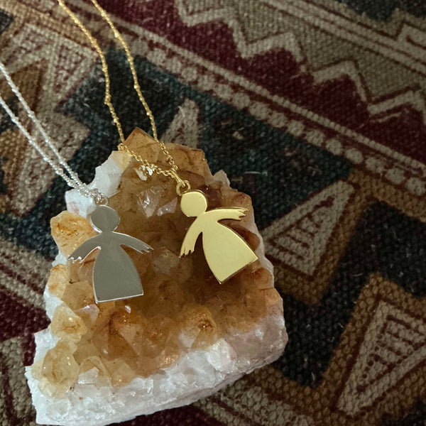 SPECIAL ADDITION FOR MOTHER'S DAY - Gold Angel Wing Pendant Necklace