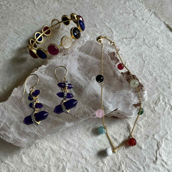 Celia Aventurine Gemstone Earrings