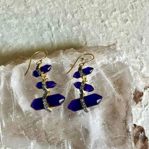 Celia Aventurine Gemstone Earrings