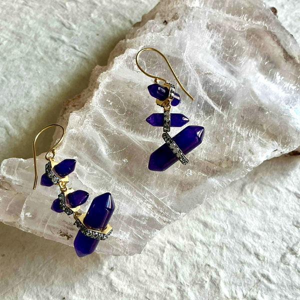 Celia Aventurine Gemstone Earrings