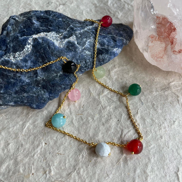 Carina Teardrop Lapis Lazuli Earrings