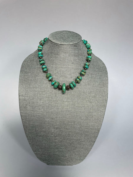 Kiera Green Turquoise Necklace