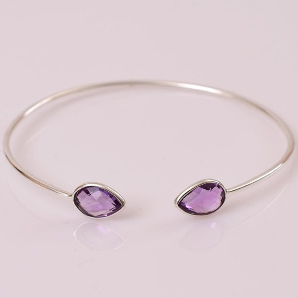 Ira Earrings With Amethyst