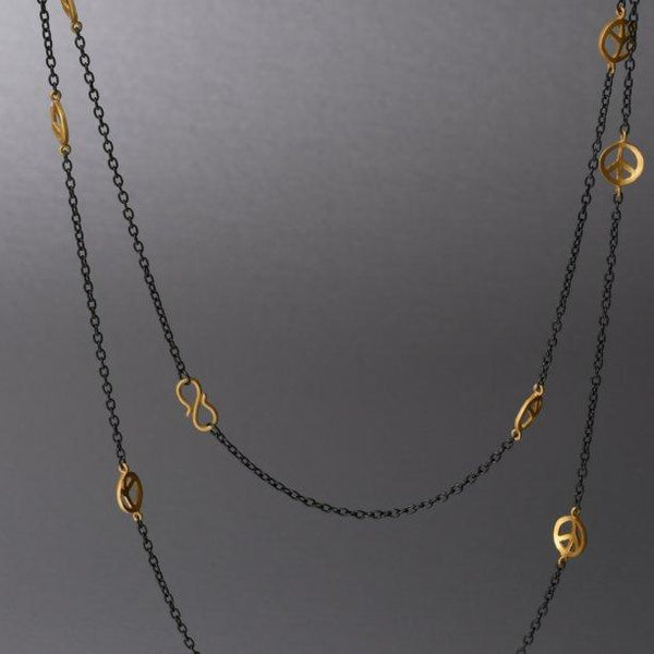 Shanti Necklace With Black Onyx
